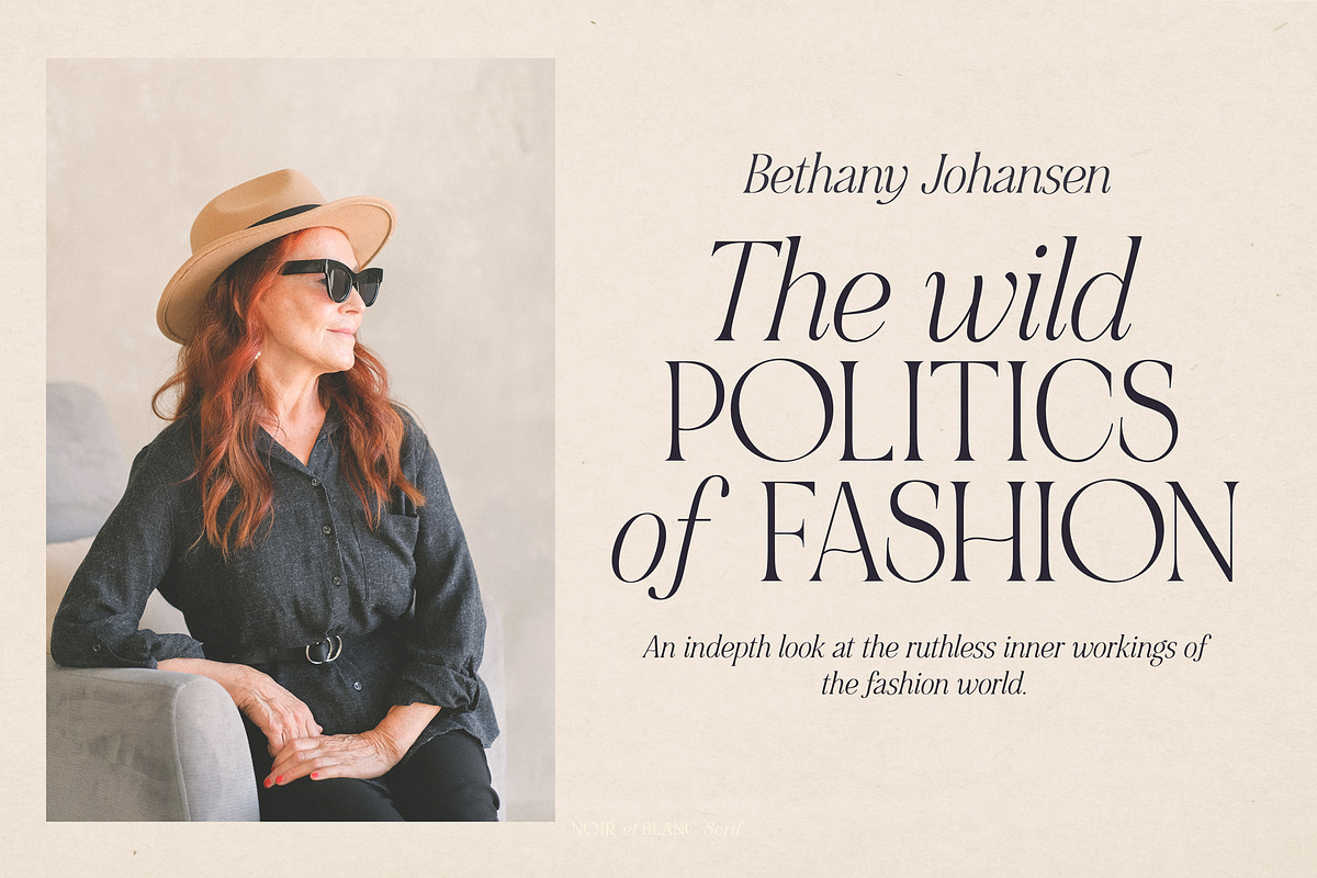 NOIR et BLANC Stylish Serif, a Serif Font by Nicky Laatz (Photo 36 of 41)