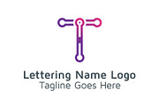 20 Logo Lettering T Template Bundle, a Branding & Logo Template by Acongraphic (Thumbnail 13 of 21)