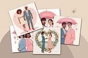 Vintage Pastel Couples Collage, an Object Graphic by Jakayla Digital Co (Thumbnail 7 of 13)