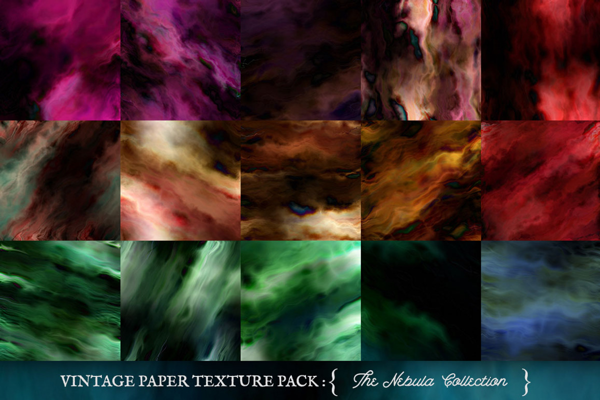 Painted Paper Textures Nebula, a Texture Graphic by Eclectic Anthology