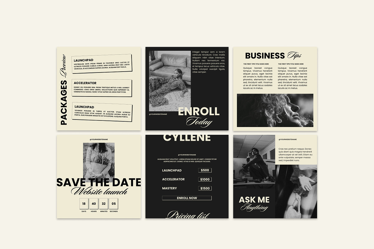 Cyllene | Canva SocialMedia Template, a Social Media Template by Lavinia Visuals (Photo 6 of 9)