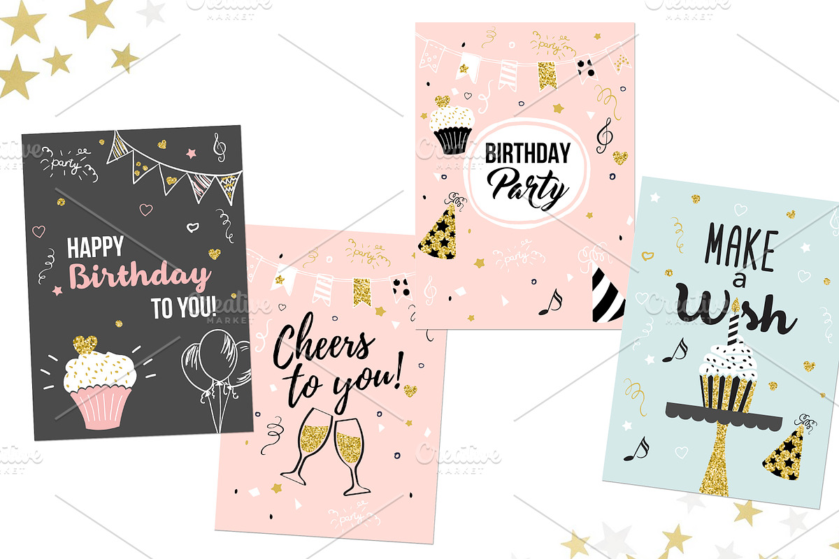 Birthday cards kit, a Templates & Theme by Love Giftery (Photo 2 of 2)