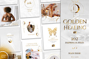 Spiritual Instagram Posts | Reiki, a Social Media Template by Under My Cozy Roof (Thumbnail 1 of 10)