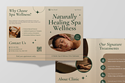 Spa Wellness Clinic Bifold Brochure, a Brochure Template by Annora Studio (Thumbnail 4 of 6)