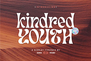 Kindred Youth, a Font by ngene (Thumbnail 1 of 10)