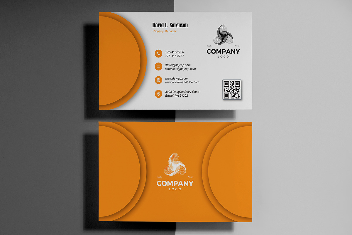 General Business Card Template - PSD preview 2