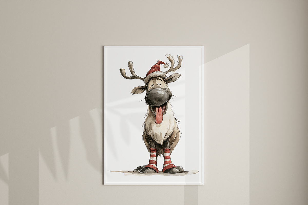25 Reindeer Clipart Set, an Animal Illustration by Pati Charm Studio (Photo 7 of 8)