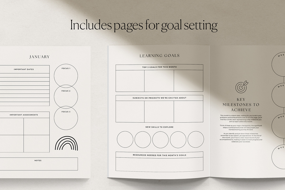 Homeschool Planner Canva, a Presentation Template by HelloKarla (Photo 2 of 6)