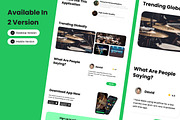 SoundScape - Music Player Landing Pa, an App Template by twinstd (Thumbnail 5 of 5)