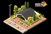 Vector isometric world map elements, an Object Illustration by tele52 (Thumbnail 21 of 39)