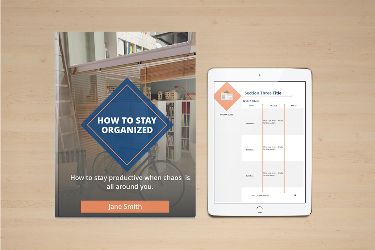 Iconic Workbook and Layout Template, a Presentation Template by BMAYS Design (Photo 7 of 7)