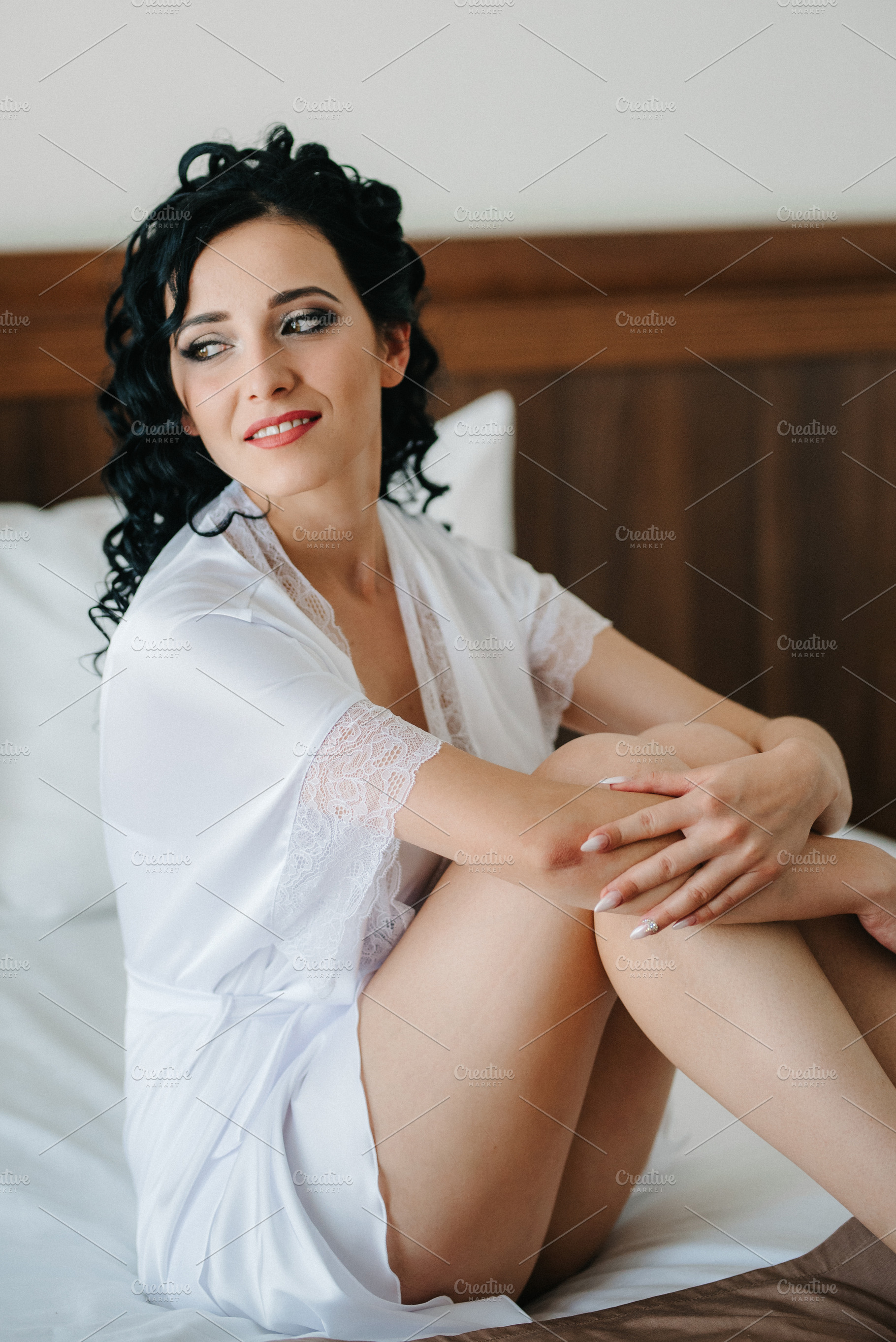 morning of the bride with the creation of the image, a Photo by Weddings, People, Travel