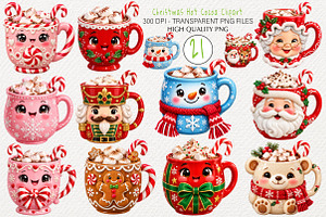 Christmas Hot Cocoa Clipart