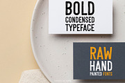 Raw Hand Painted brush fonts, a Blackletter Font by Tanondesign (Thumbnail 6 of 6)