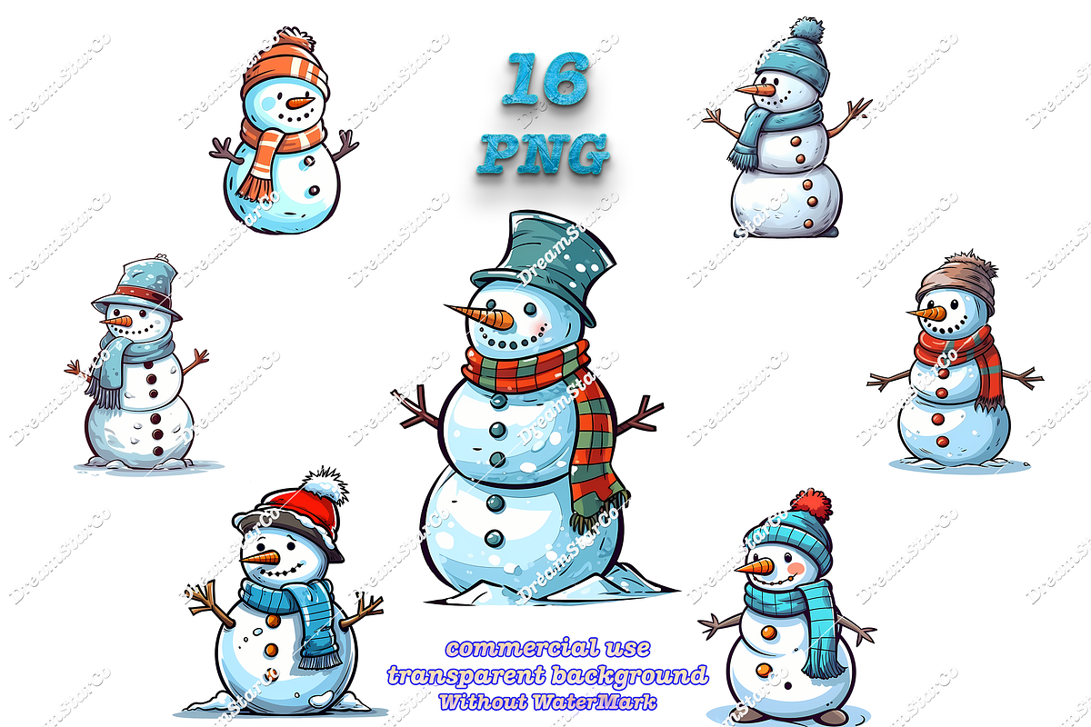 Snowman Party, an Object Graphic by DreamerStarCo (Photo 1 of 5)
