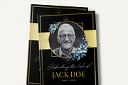 Funeral Program Template Set I Canva, an Invitation Template by The Social Stuff (Thumbnail 1 of 9)