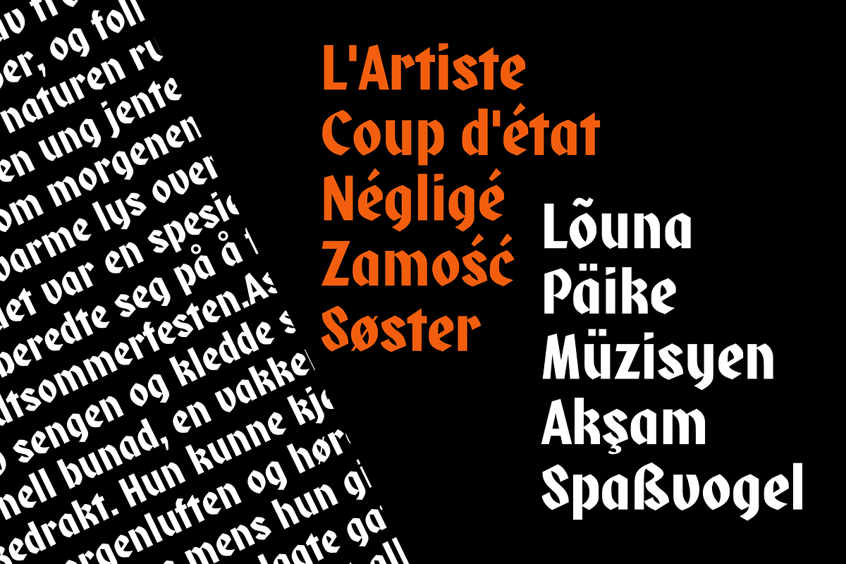 Ciroke, a Blackletter Font by Muhammad Hastian (Photo 2 of 9)
