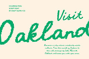 CS Airena Pixel, a Script Font by Craft Supply Co. (Thumbnail 2 of 8)