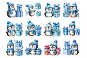 Christmas Penguin, an Illustration by Design Market (Thumbnail 2 of 3)
