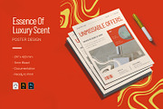 Essence Of Luxury Scents - Poster, a Flyer Template by VUNIRA (Thumbnail 1 of 3)