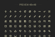 Lineart Icons — The Essentials, an Outline Icon by PixelBazaar (Thumbnail 3 of 3)