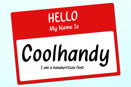 Coolhandy - simple cool handwritten