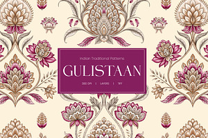 GULISTAAN | Traditional Prints, a Pattern Graphic by LEAFure