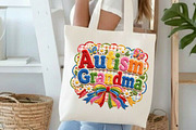 Autism Grandma, Faux Yarn Coquette, an Illustration by DreamCafeArt (Thumbnail 5 of 5)