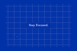 Stay Focused. Cutting Mat Wallpaper