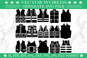Vest SVG, Fight, War, Army, Vest SVG