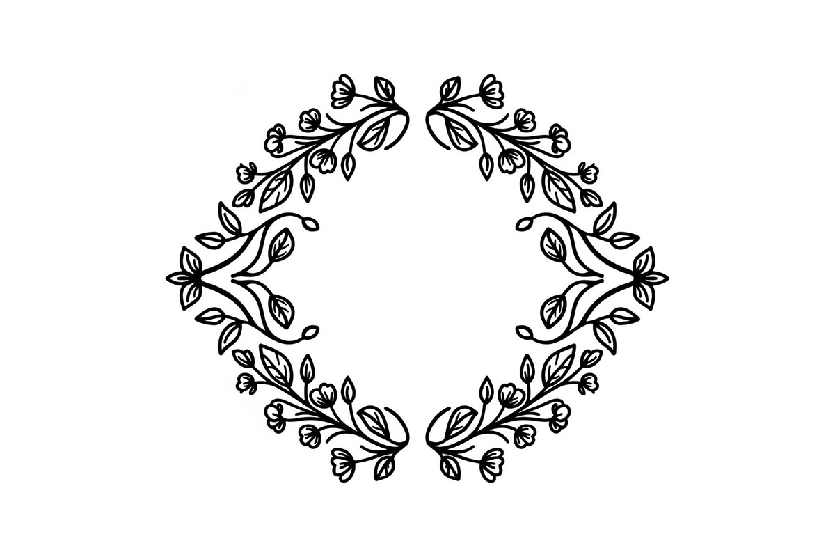 Vintage Floral Frame Vector Bundle, an Illustration by Designs_River (Photo 14 of 51)