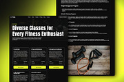 Peak - Fitness Gym Framer Template, a Landing Page Template by THdesign (Thumbnail 4 of 4)