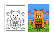 Adorable Cozy Bear Cute & Comfy, an Animal Illustration by Ink Gallery (Thumbnail 5 of 9)