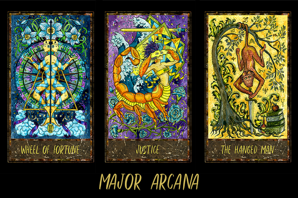 Magic Gate Tarot Deck colorful, a Decorative Illustration by Samiramay (Photo 5 of 27)