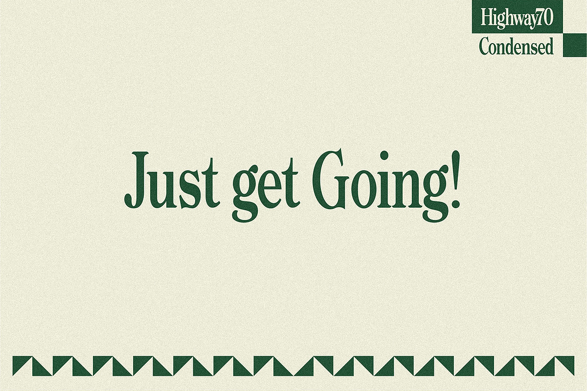 Highway 70 Condensed - Retro Serif, a Serif Font by Lateral Design (Photo 15 of 17)