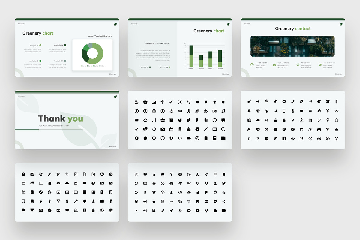 Plants and vegetation PowerPoint, a Presentation Template by BeadyLab (Photo 6 of 6)