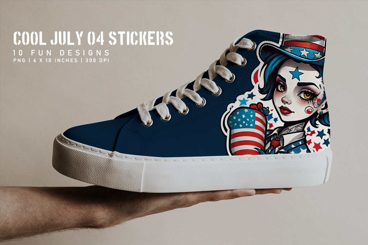 Cool July 04 Stickers, an Object Graphic by Digital Art Creations (Photo 6 of 6)