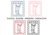 Christmas Stamp PNG Bundle, an Illustration by Daily.Designs (Thumbnail 3 of 11)