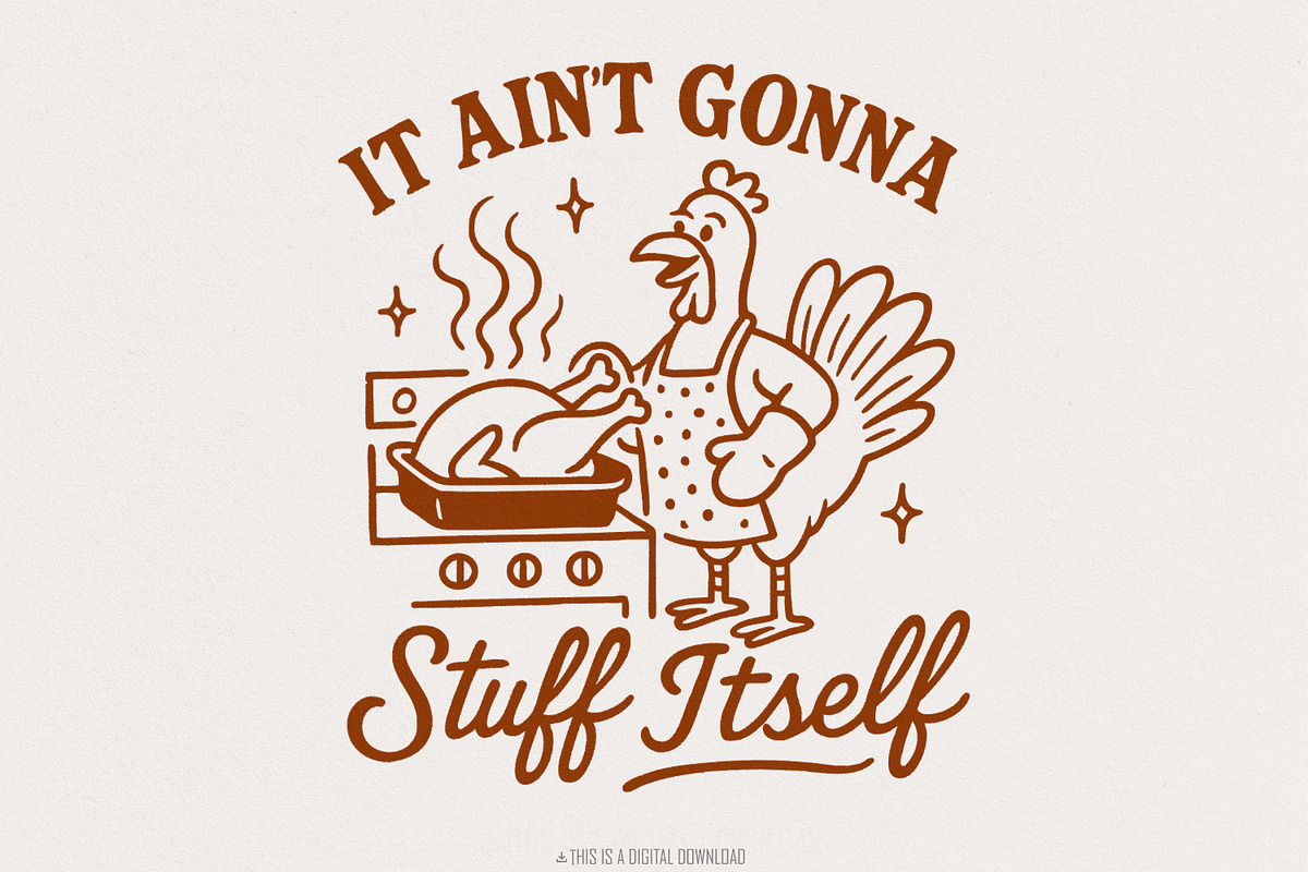 It Aint Gonna Stuff Itself Shirt, an Illustration by SharpMarketplace (Photo 1 of 9)