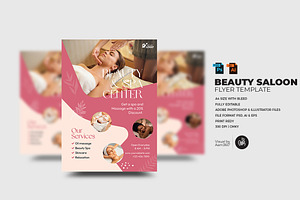 Beauty & Spa Center Flyer Template, a Flyer Template by Aam360