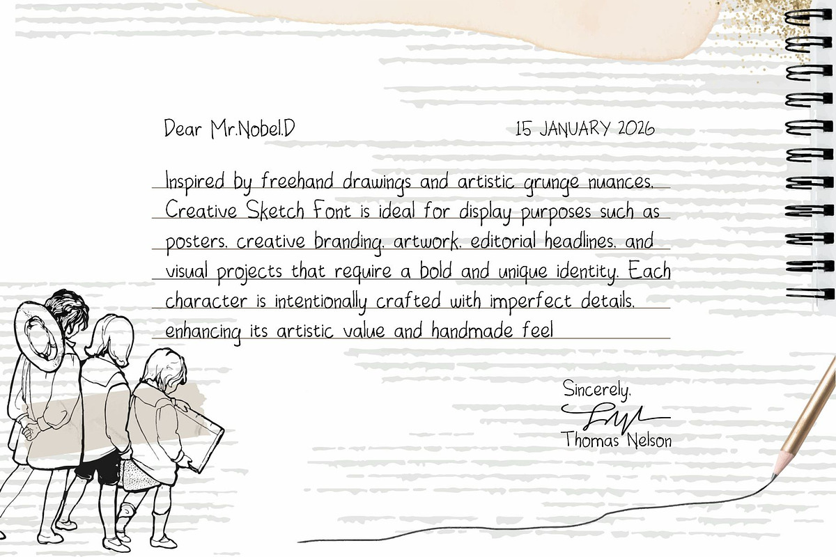 Gianome | Modern Playful Handwritten, a Handwritten Font by Idea Studio (Photo 5 of 10)