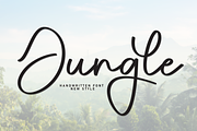 Jungle | Script Font, a Handwritten Font by Scratchones (Thumbnail 1 of 9)