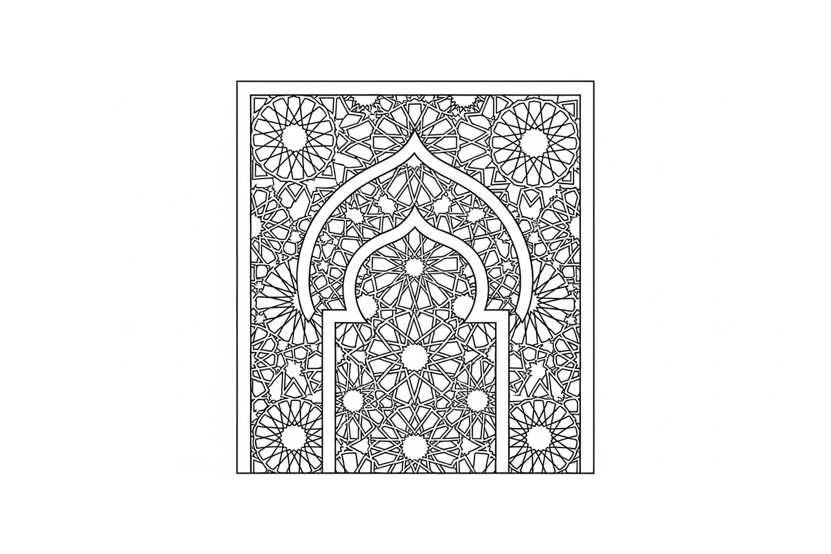Islamic Arch Window Mandala Bundle, an Illustration by Artivon (Photo 5 of 45)