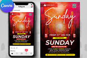 Elegant Church Flyer Canva Template, a Flyer Template by Psd Templates (Thumbnail 2 of 3)