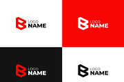 Modern Red Geometric B Letter Logo, a Branding & Logo Template by HueNestify (Thumbnail 1 of 3)