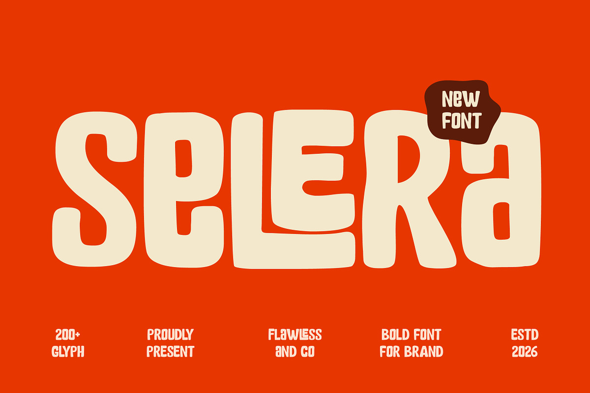 Selera - Playful Display Font, a Sans Serif Font by Flawless And Co (Photo 1 of 10)