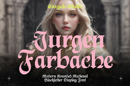 NCL Jurgen Farbache - Medieval Font, a Blackletter Font by Enxyclo Studio