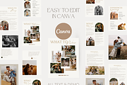 BOHO Family Photos Price Guide Canva, a Magazine Template by Signature Edits (Thumbnail 8 of 12)