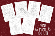Christmas Colouring Pages - Download, an Illustration by Doodle Dibs (Thumbnail 3 of 3)
