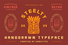 Steelty - Vintage Display Font